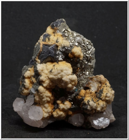 Sphalerit, Arsenopyrit, Pyrit, Calcit, Dolomit - Cavnic, Rumänien